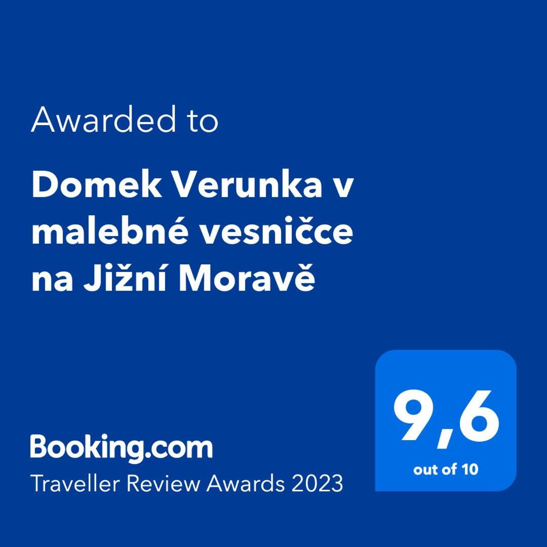 Domek Verunka V Malebne Vesnicce Na Jizni Morave Svatoborice Exteriör bild